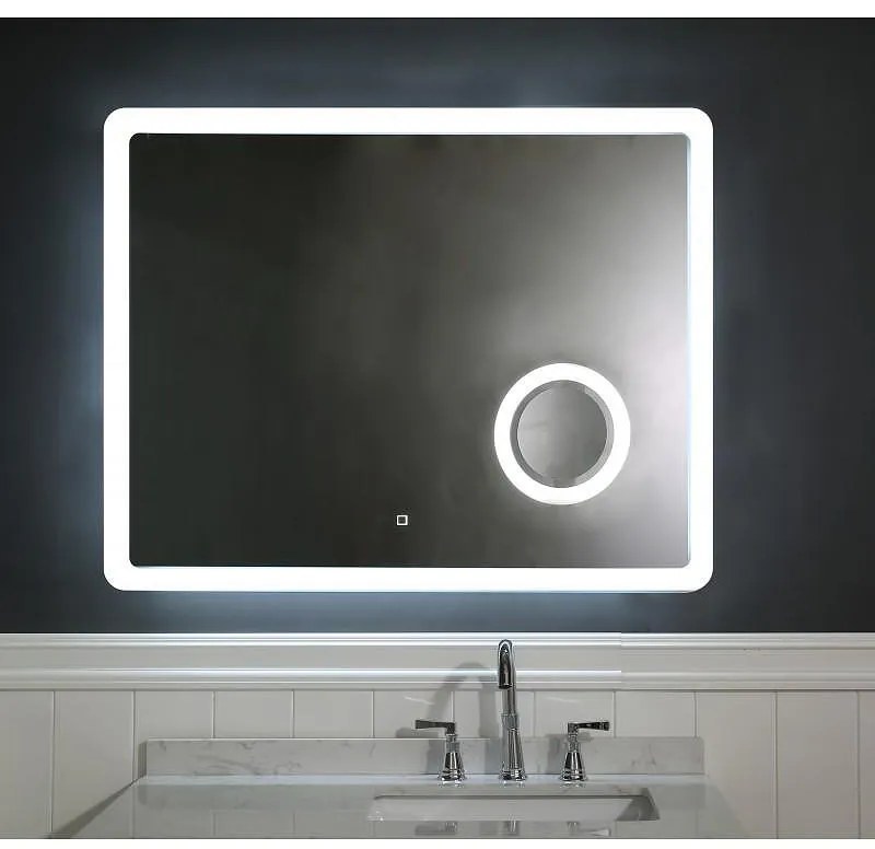 LED огледало с нагревател ICL 1806, Inter Ceramic, 100x80см
