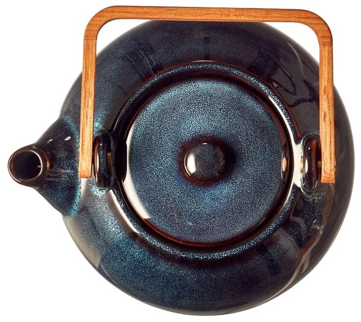 Тъмносин керамичен чайник с цедка 1,2 l Gastro Blue – Bitz