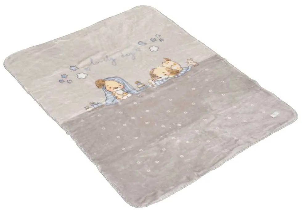 CANGAROO Одеяло 110/140 см. SOFTY LOVELY DAY СИВО