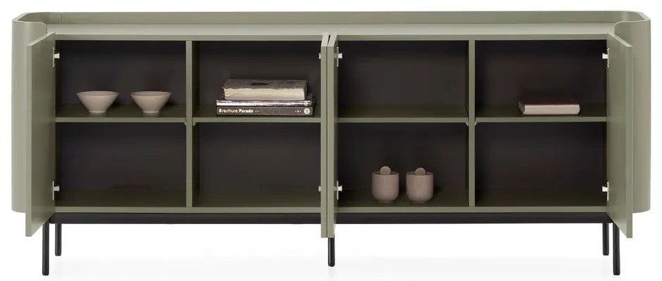 Зелен скрин 200x80x40 cm Willa – MOME