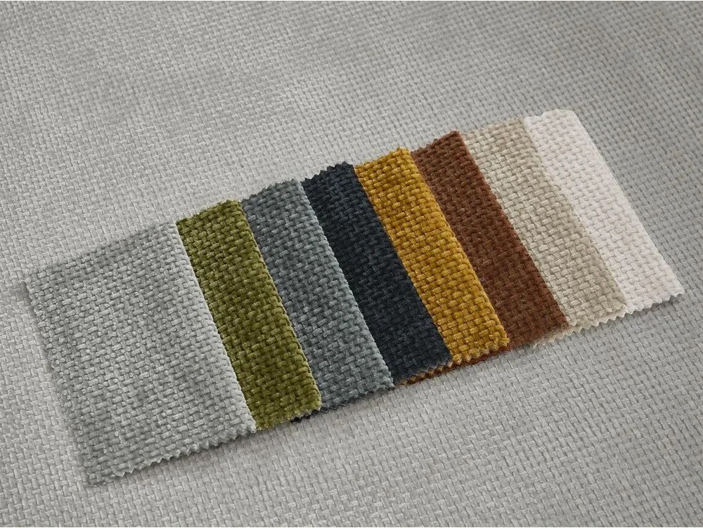 Светлосив шенилов сгъваем диван 228 cm Neyo – Bobochic Paris