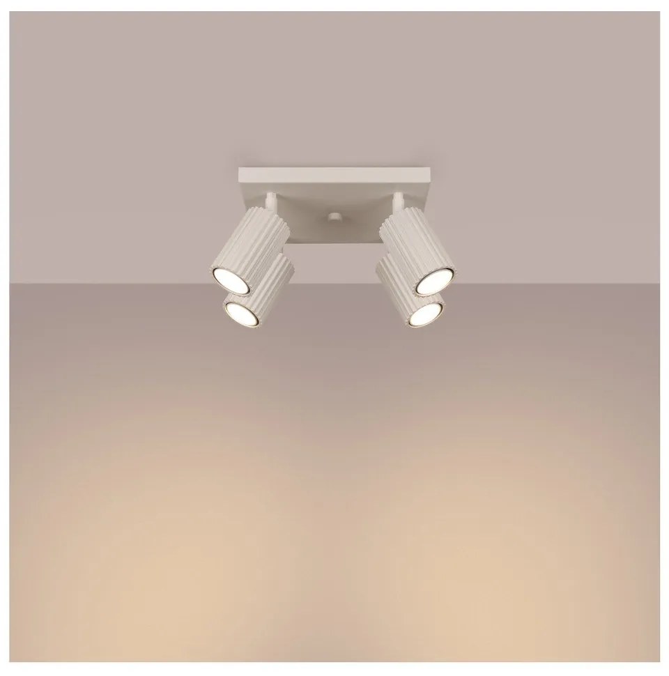 Кремав прожектор 25x25 cm Gleam – Sollux