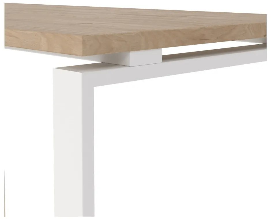 Работна маса с дъбов плот 100x150 cm Sign - Tvilum