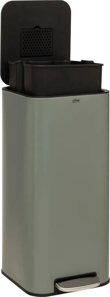 Кош 5five Delta Square, Метал, 30 L - Карбон