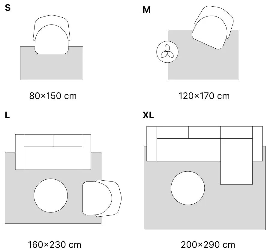 Антрацитен килим 160x230 cm Leon – Villeroy&amp;Boch