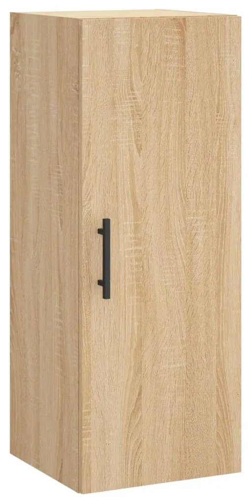 828879 vidaXL Стенен шкаф дъб сонома 34,5x34x90 см