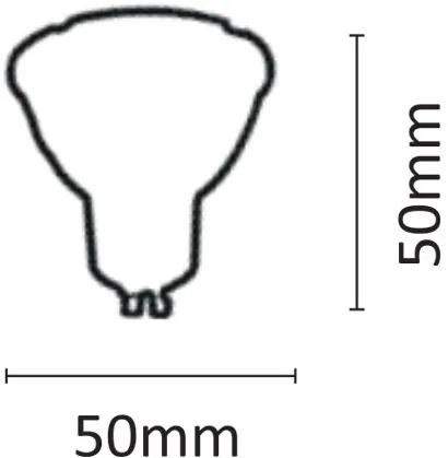 Лампа LED InLight GU10 8W 6500K