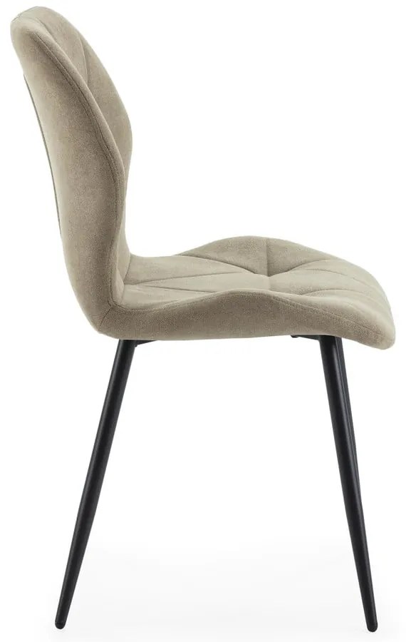 Трапезни столове в цвят каки в комплект от 4 броя Luna - Marckeric