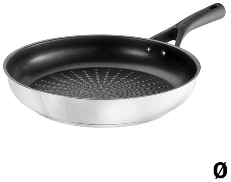 Тиган с Незалепващо Покритие Pyrex Expert Неръждаема стомана - 20 cm