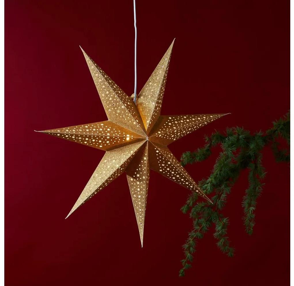 Eglo 410729  - Коледна декорация BLINKA златиста звезда