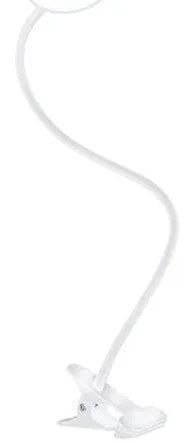 Solight WO66-W -LED димируема настолна лампа с щипка LED/8W/230V 3000/4000/5000K бяла