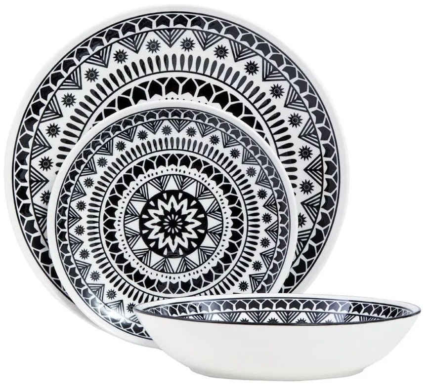 Комплект за хранене от керамика 12 бр Maya - Premier Housewares