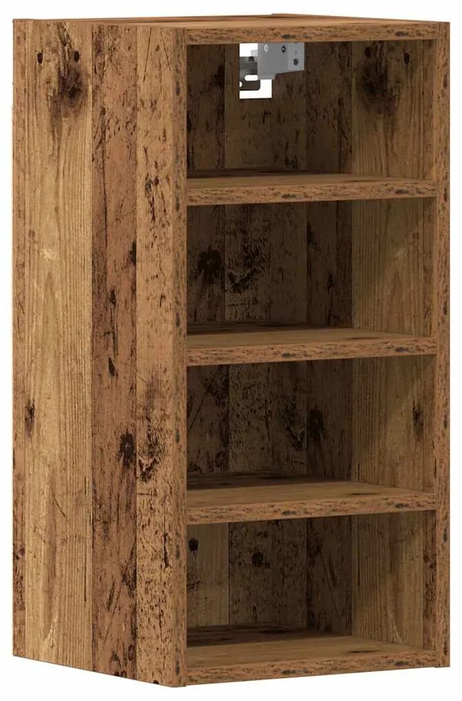 854173 vidaXL Висящ шкаф Riga старо дърво 30x29,5x60 cm Инженерна дървесина