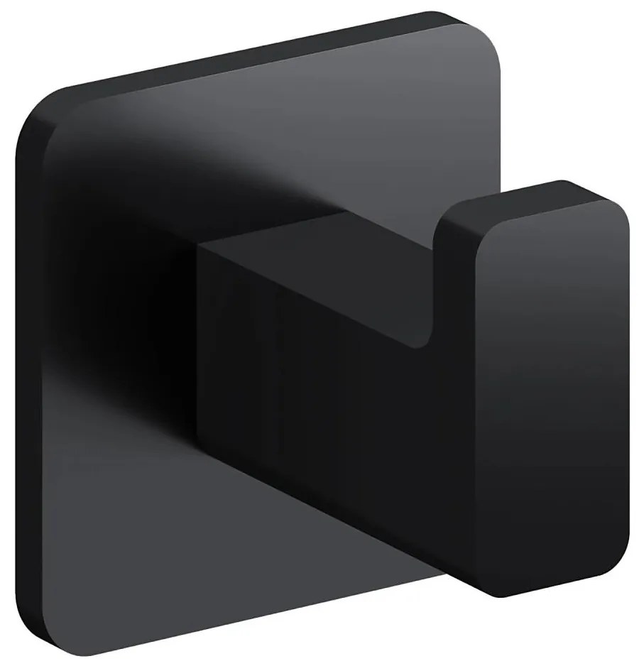 OMNIRES NL80115BL - Стенна закачалка NELSON матов черен