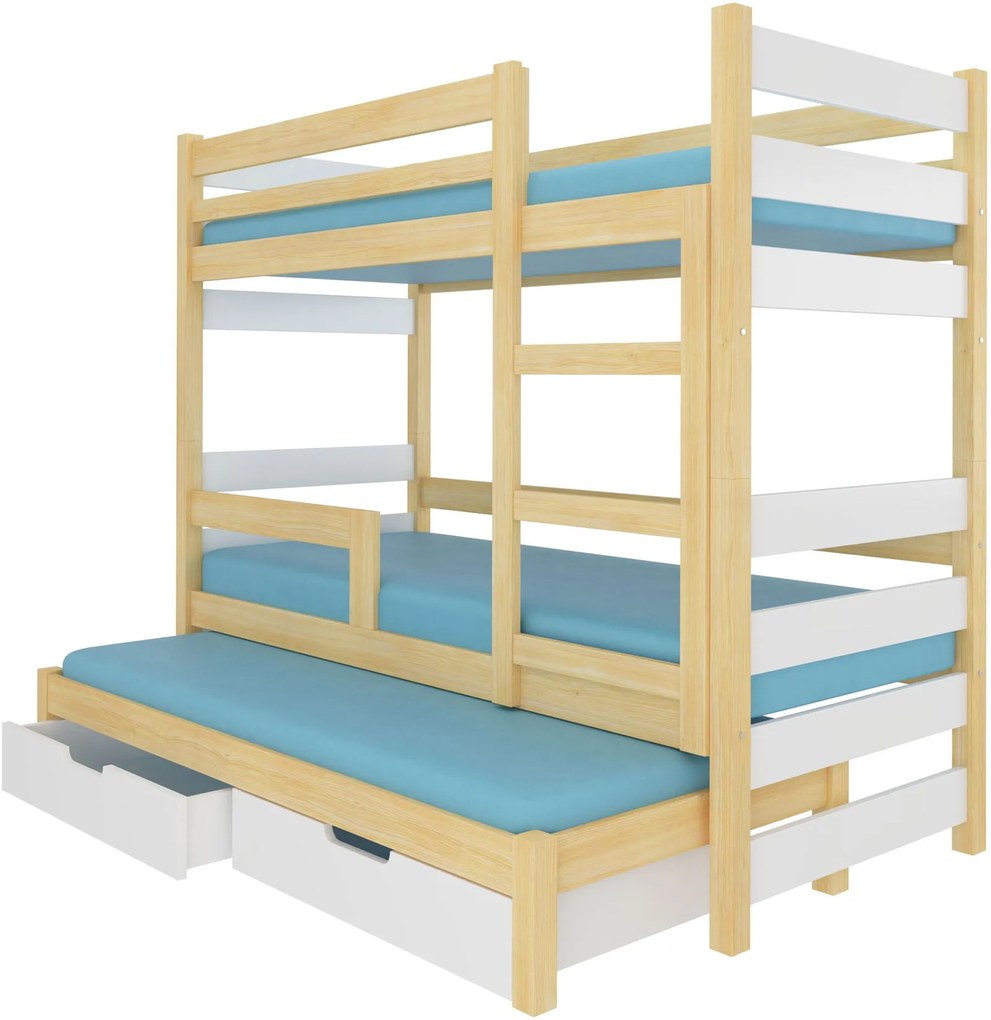 Двуетажно легло Felicia-Fusiko anoixto-White