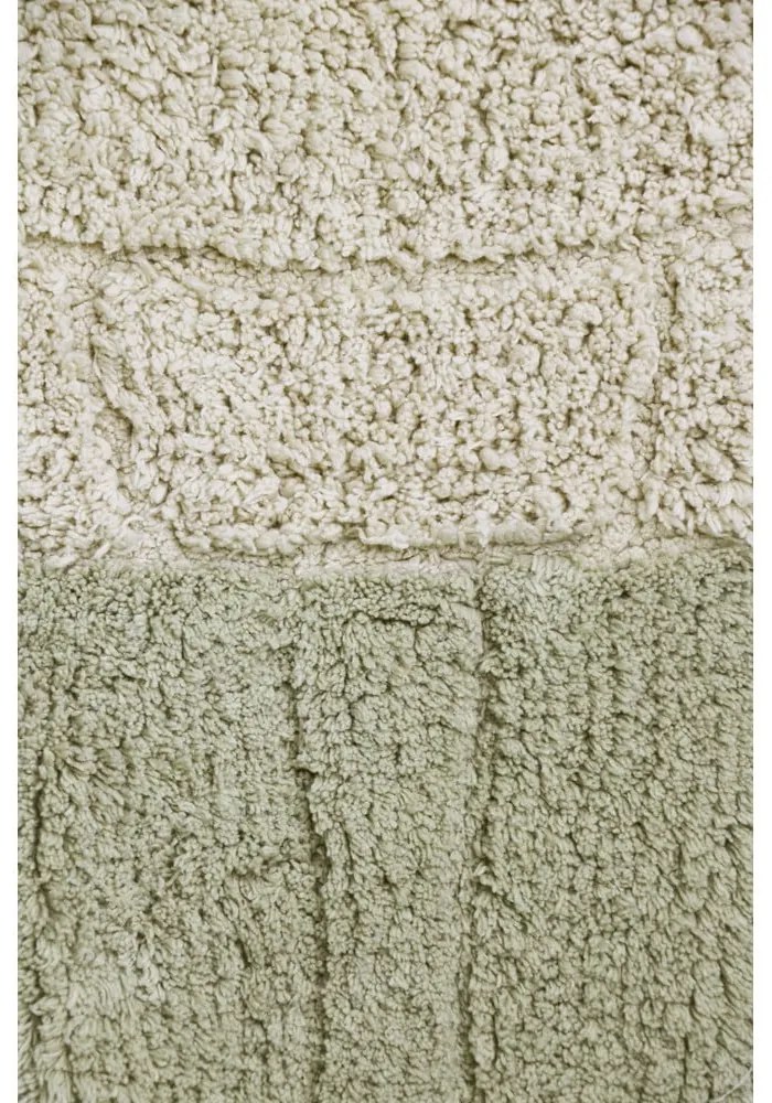 Бежов ръчно изработен памучен детски килим подходящ за пране 110x130 cm Sea Turtle – Lorena Canals