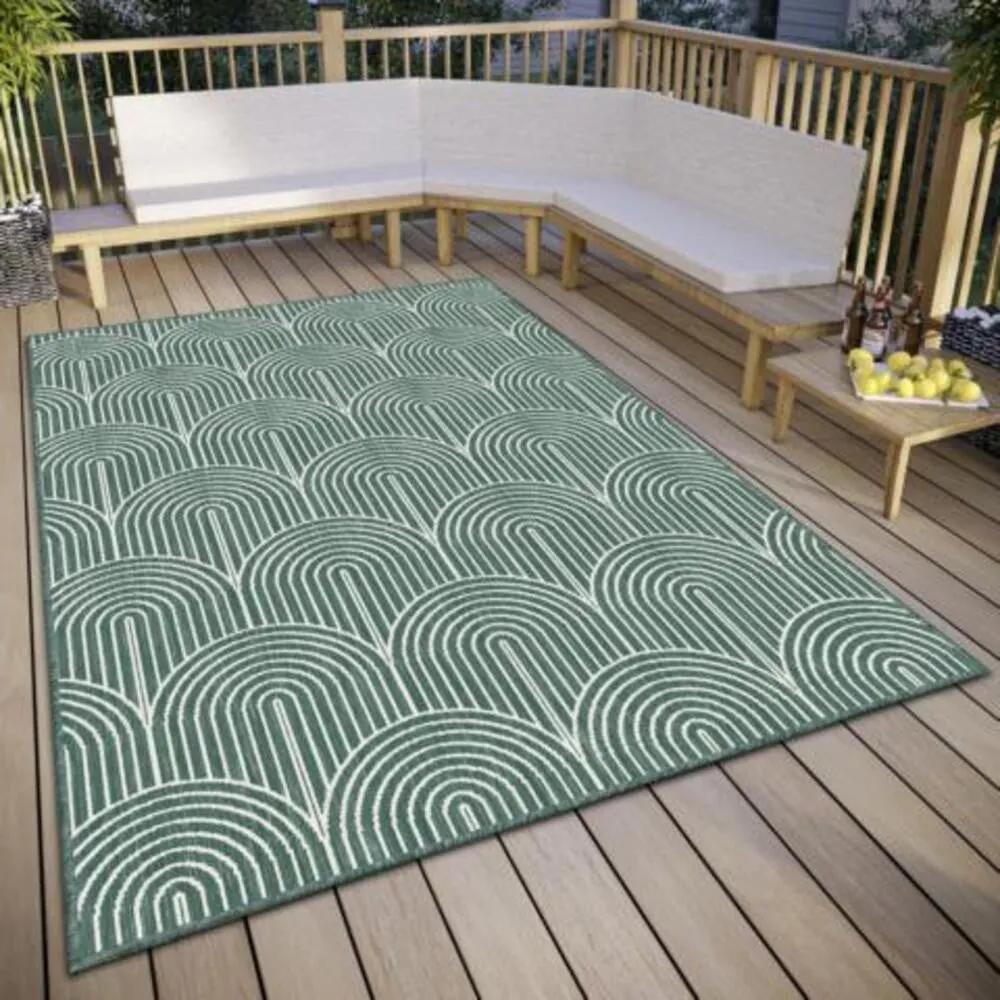 Зелен външен килим 240x330 cm Pangli Green – Hanse Home