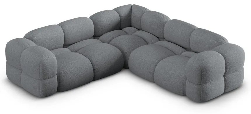 Сив ъглов диван Loretto – Cosmopolitan Design
