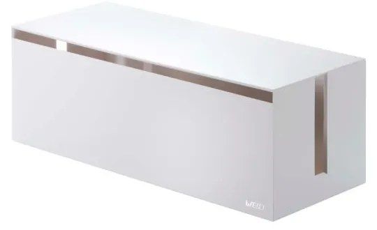 Бяла кутия за зарядно устройство Уеб кабелна кутия - YAMAZAKI