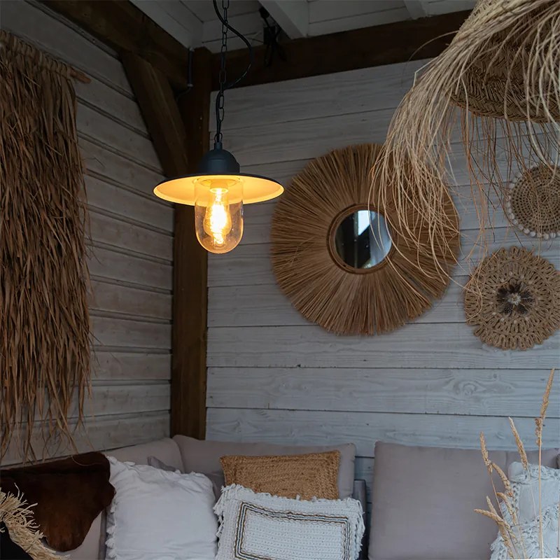 Умна външна висяща лампа антрацит IP44 вкл. WiFi ST64 - Kansas Graphite