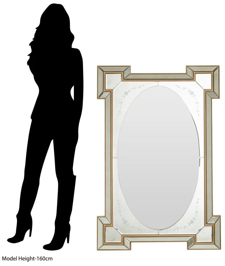 Стенно огледало 80x120 cm - Premier Housewares