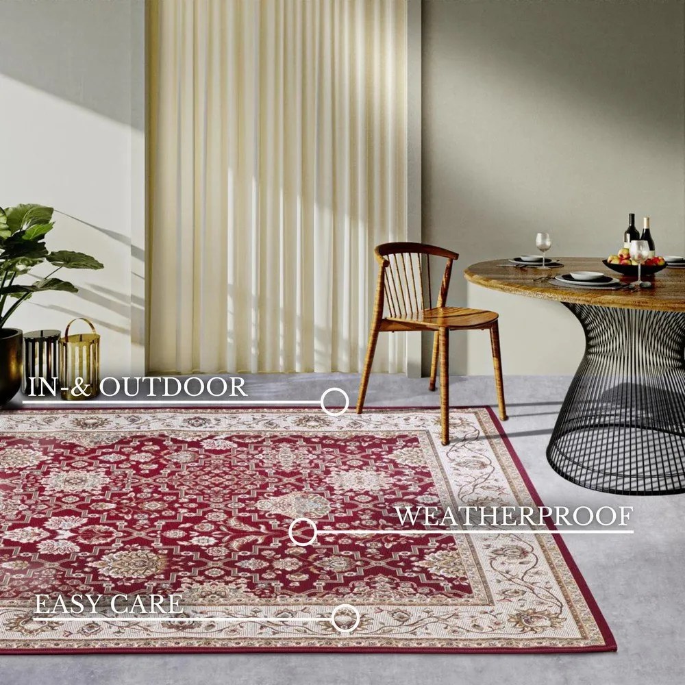 Червен външен килим 120x180 cm Pierre – Villeroy&amp;Boch