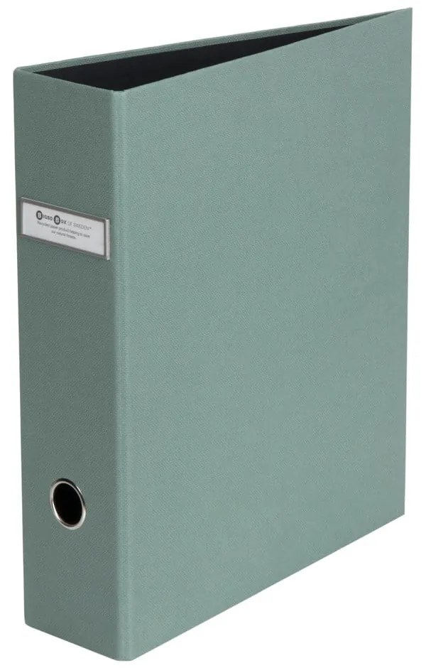 Зелен картонен органайзер за докумнети Archie Canvas Paper Laminate – Bigso