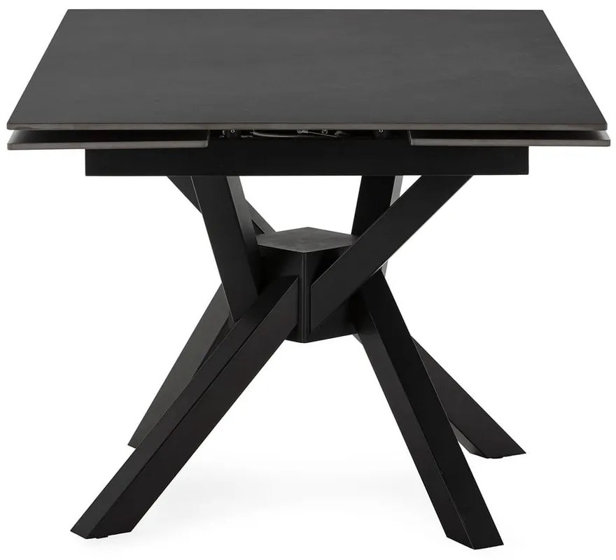 Сгъваема трапезна маса с допълнителна плоча с каменен плот за маса 90x150 cm Arlene – Marckeric