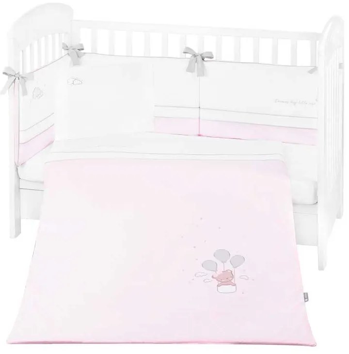 KIKKA BOO Сет 6 части 70х140 с бродерия DREAM BIG PINK