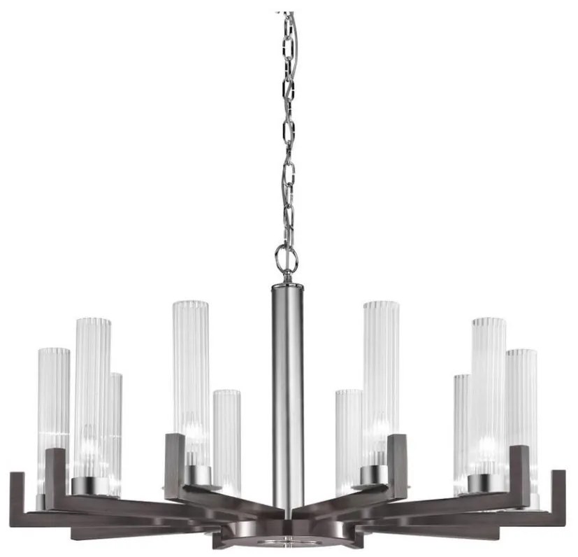 Kolarz 6009.81060 - Полилей RAGGIO 10xE14/25W/230V мат хром