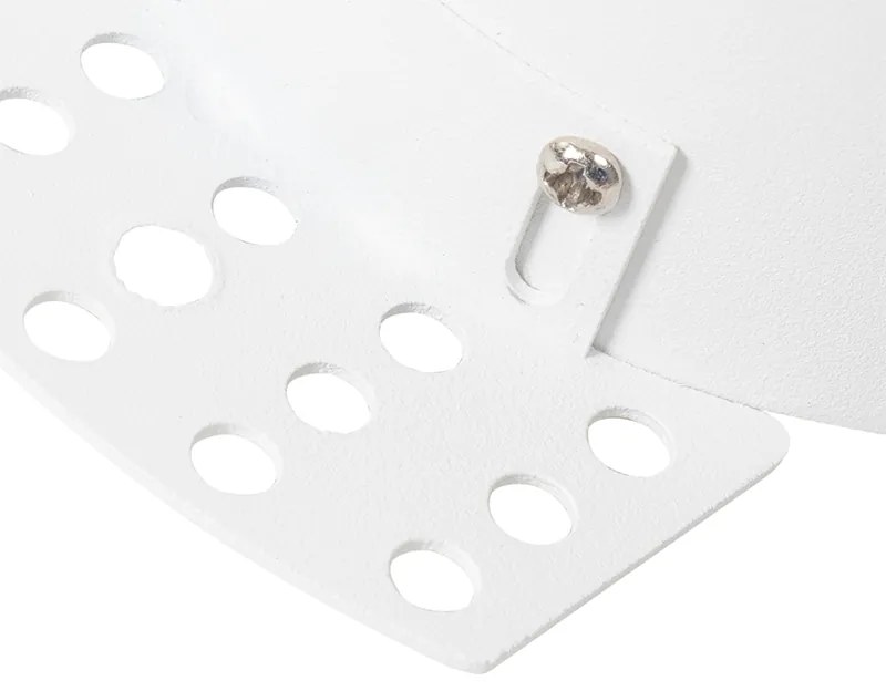 Комплект от 6 модерни вградени спота бял без рамка - Impact 70