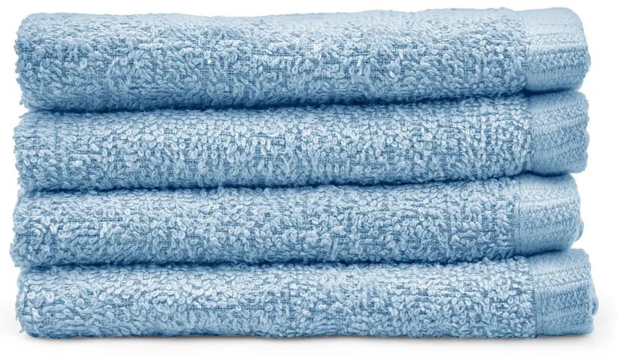 Сини бързосъхнещи памучни кърпи в комплект от 4 бр. 30x30 cm Quick Dry – Catherine Lansfield