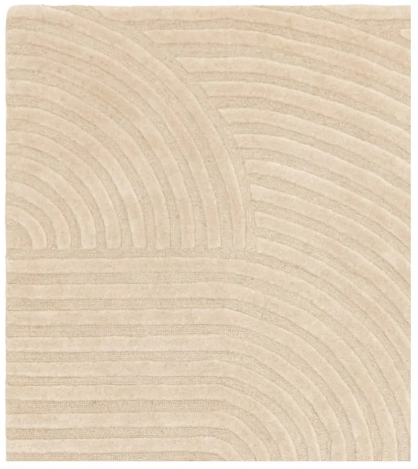 Бежов вълнен килим 120x170 cm Hague - Asiatic Carpets