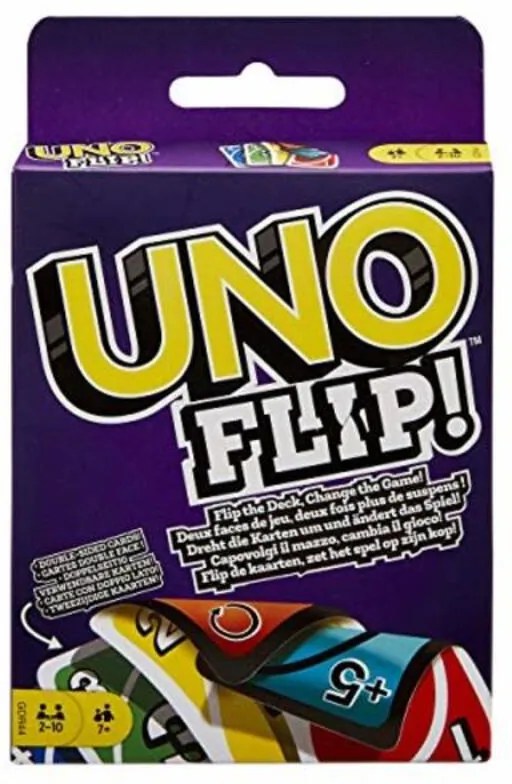 Настолна игра Mattel UNO Flip