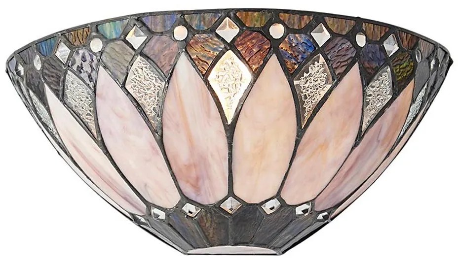 Endon 63983 - Стенно осветително тяло Tiffany BROOKLYN 1xE14/40W/230V