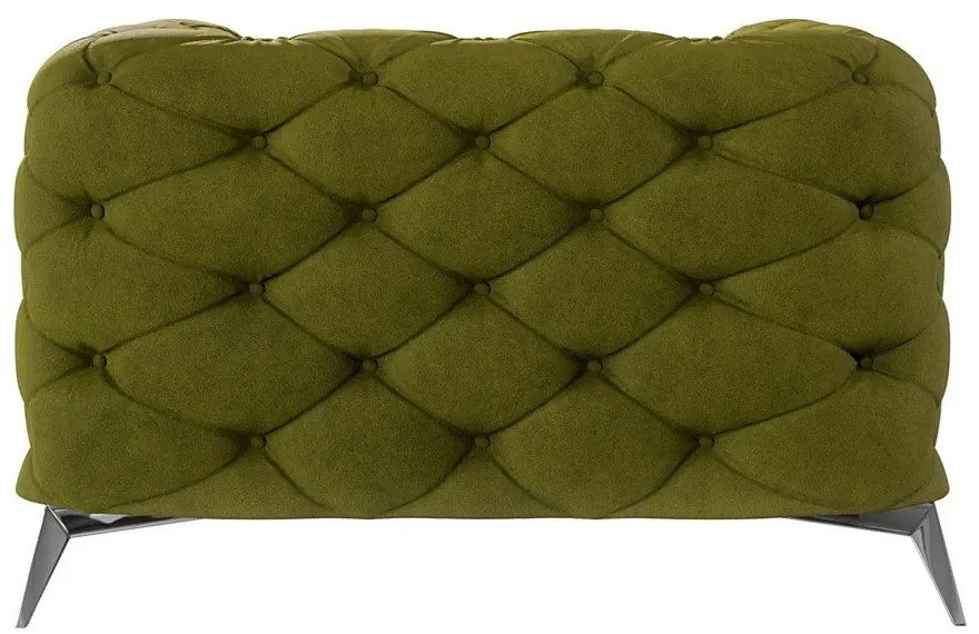 Зелено кадифено кресло Chelsea – Ropez