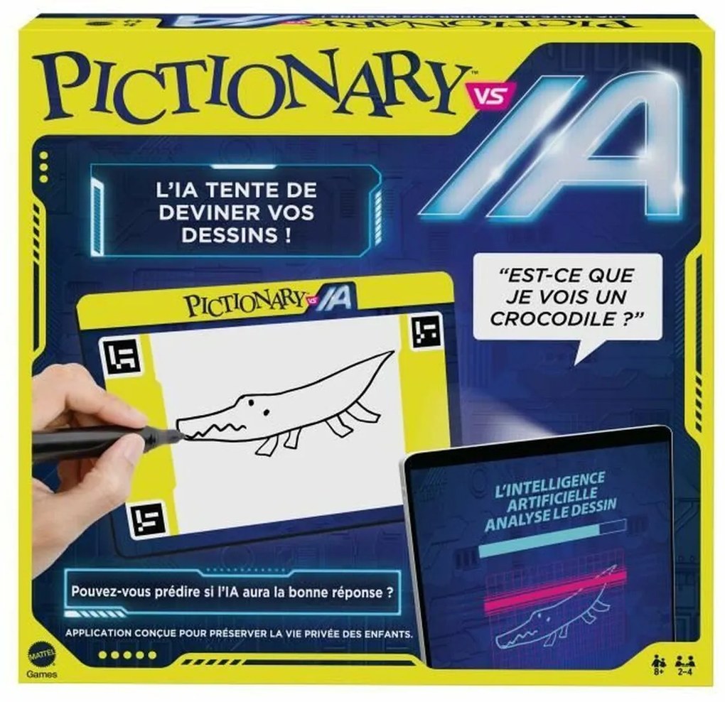 Настолна игра Mattel PICTIONARY® VS IA Jeu familial Pictionary Vs Intelligence Artificielle (FR)