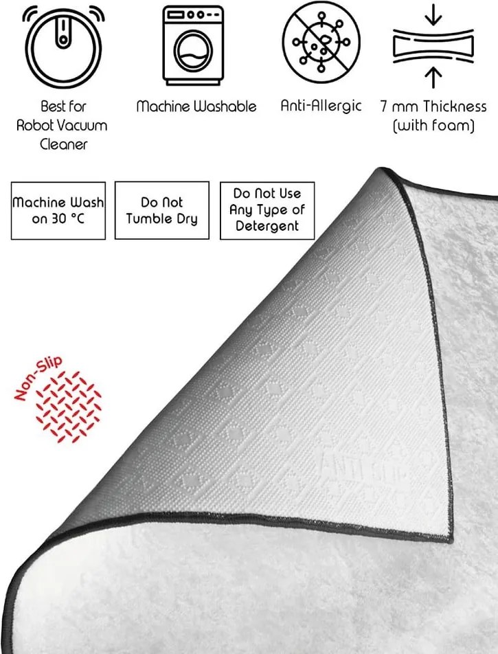 Сиво-бежови килими за баня в комплект 2 бр. 60x100 cm CT – Foutastic