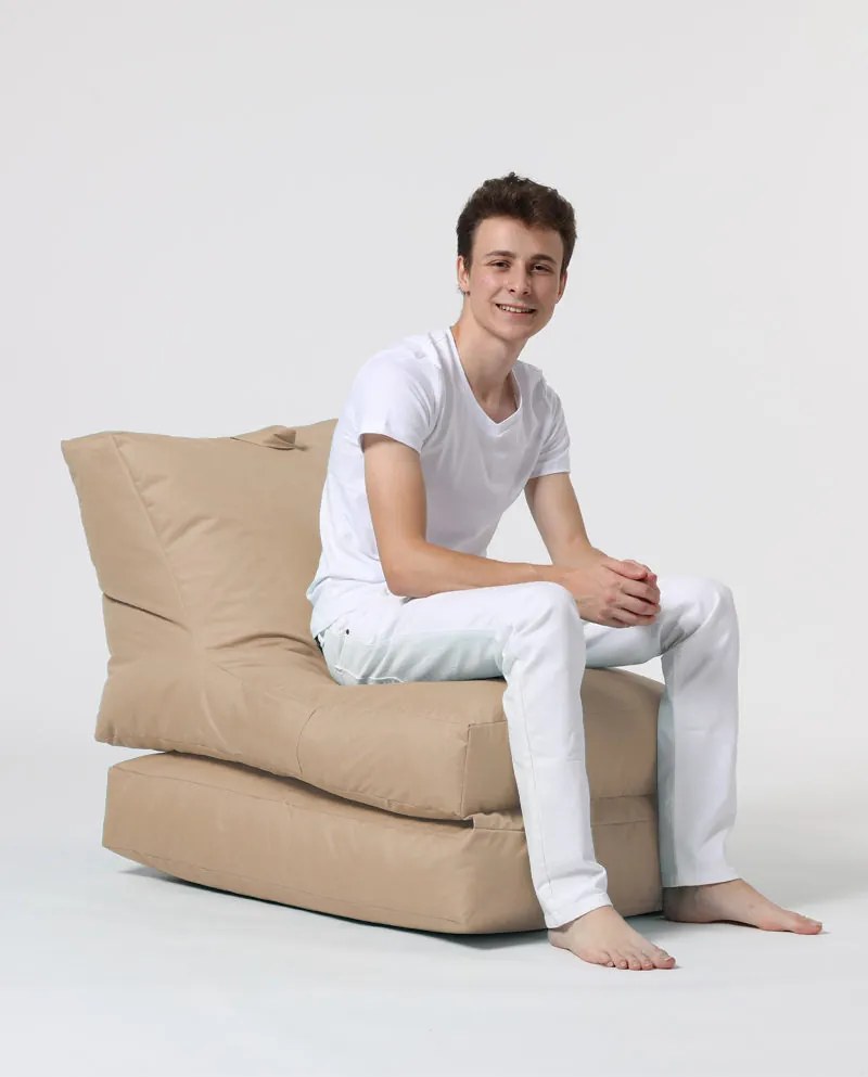Градински пуф Siesta Sofa Bed Pouf, цвят Норка