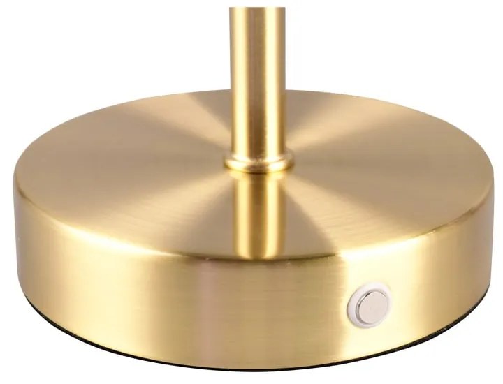 LED настолна лампа с възможност за димиране в златисто (височина 30 cm) Jeff - Reality