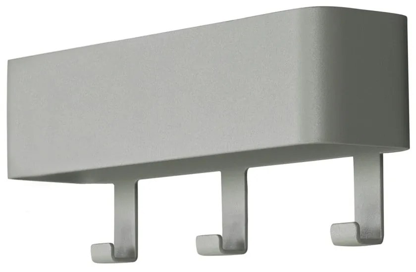 Сиво-зелена метална стенна закачалка с рафт 27 cm Dax Play – Spinder Design