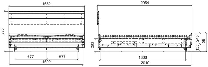 Легло Lugano-160 x 200-Με μηχανισμό ανύψωσης