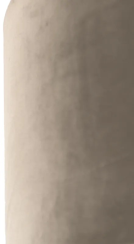 Кадифен абажур Taupe 50/50/25 със златист интериор