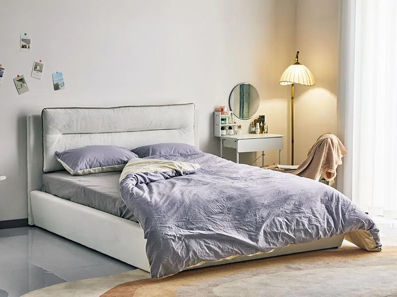 тапицирано легло CATANA XS 160 бяло