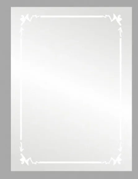 Обикновено огледало за баня ICM 1022/45, 60x45см