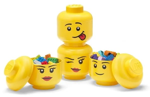 Пластмасови детски кутии за съхранение в комплект от 4 броя Multi-Pack - LEGO®