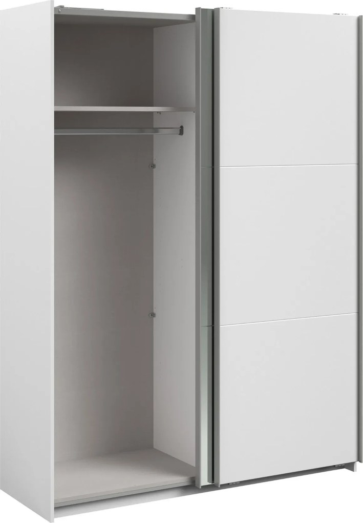 Гардероб Lynch plus с плъзгащи врати-Бял - Дължина: 150 см