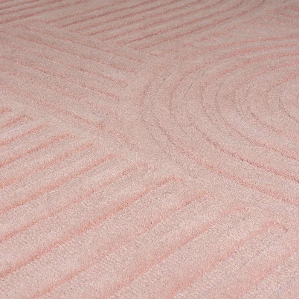 Розов вълнен килим , 160 x 230 cm Zen Garden - Flair Rugs