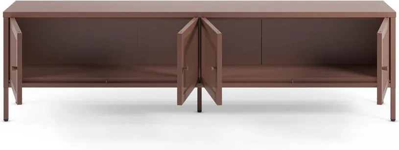 Бордо метална маса за телевизор 160x50x35 cm Fayna – Marckeric