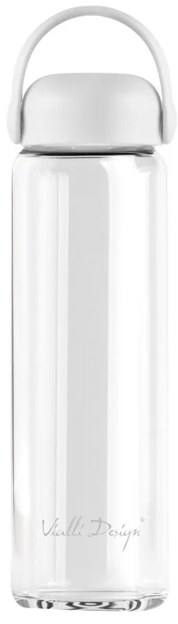 Бяла стъклена бутилка 540 ml Fuori – Vialli Design